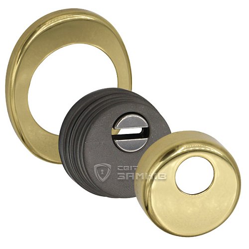 Протектор AZZI FAUSTO F23 Antitubo Widia 25 мм 85х70 полірована латунь - Фото №2