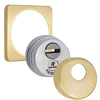 Протектор AZZI FAUSTO Antitubo SB 25 мм ME50/QSLIM/OS квадратний латунь матова