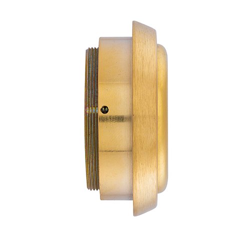 Протектор DISEC MONOLITO MILANO KRIPTON BKS260 25мм латунь матовая - Фото №4