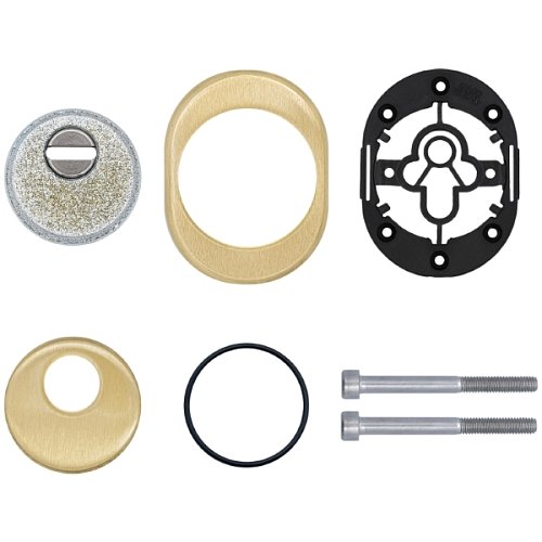 Протектор AZZI FAUSTO Antitubo HB-PATT 25 мм ME50/OS овальний стандарт латунь матова - Фото №6