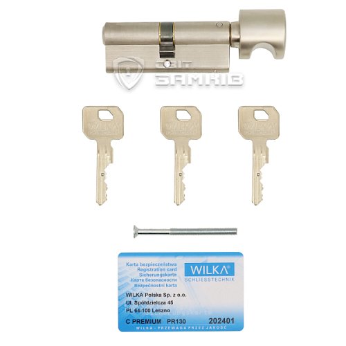 Циліндр WILKA 1405 C Premium 130 90T (45*45T) нікель - Фото №6