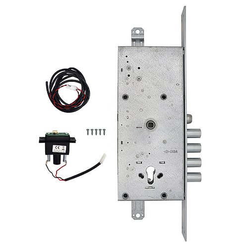 Розумний замок CISA DOMO Connexa E6537.28 ел.моторний+ кнопка-контроллер CISA Button квадратна чорна - Фото №12