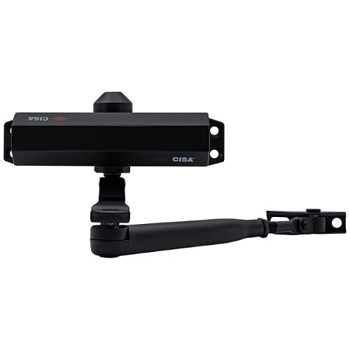Доводчик CISA 60470.03.0.90 STD до 80 кг черный матовый - Фото №2