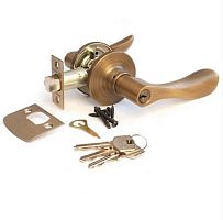 Ручка защелка APECS 891-01 (BS60/70мм) AN античный