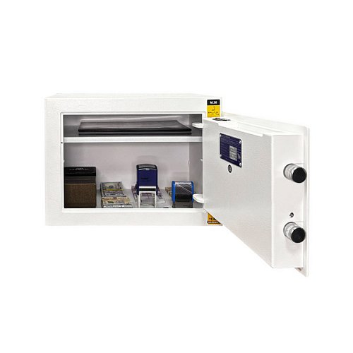 Сейф меблевий GRIFFON M.30.Е WHITE GLOSS - Фото №6