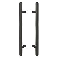 Ручки скобы ABARO Bali 90° L:1000 X:800 D:32mm SS 304 черный RAL 9005 (комплект)