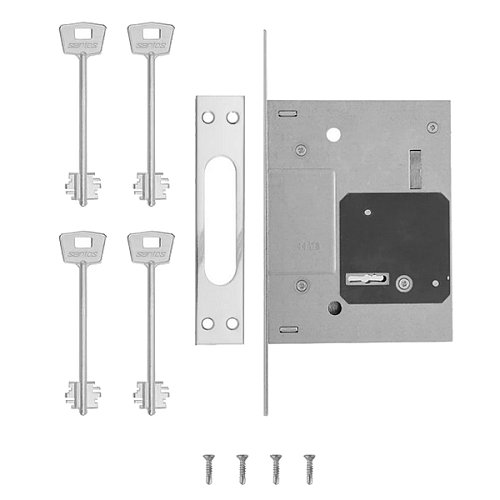 Механізм замка SANTOS 257L NC (BS60мм) нікель - Фото №7