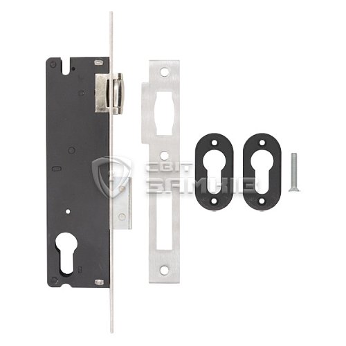 Механизм замка SANTOS 720 бочка (BS35мм, 22мм) матовый хром - Фото №4