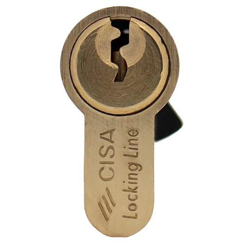 Цилиндр CISA LL 08010 70 (30*40) латунь матовая - Фото №2