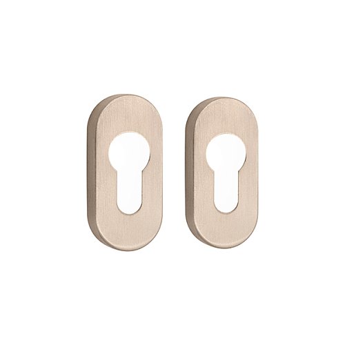 Накладки на серцевину ABARO D02 овальні нержавіюча сталь - Фото №1