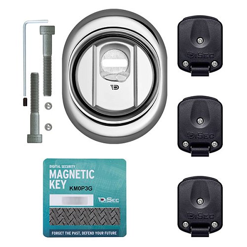 Протектор магнитный DISEC 4GN2MB 25 мм хром полированный - Фото №8