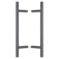 Ручки скобы ABARO Bali 45° L: 800 X: 600 D: 32mm SS 304 антрацит RAL 7016 (комплект)