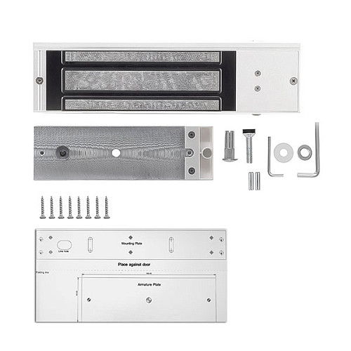 Електромагнітний замок YLI YM-500N(LED)-DS - Фото №4