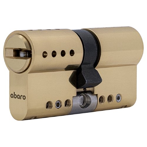 Циліндр ABARO P600 (модульний) 62 (31*31) G латунь полірована 5 ключів - Фото №2