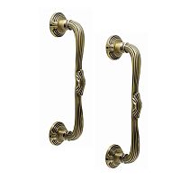 Ручка скоба TRION 00301 230 мм (комплект) AB бронза