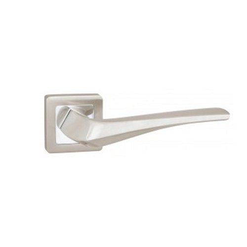 Ручки на розеті PUNTO Meteor (QR) SN/CP матовий нікель/хром - Фото №2