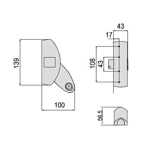 Механізм антипаніки CISA Fast Push 59001.10 накладний з язичком чорний - Фото №14
