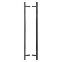 Ручки скобы ABARO Bali 45° L:1500 X:1300 D:32mm SS 304 антрацит RAL 7016 (комплект)
