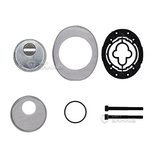 Протектор AZZI FAUSTO F23 42 мм 85x70 матовий хром  - Фото №4