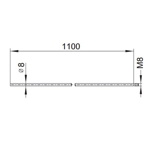 Подовження тяги CISA 07088.03.0.DZ - Фото №3