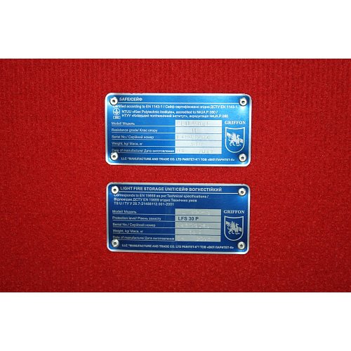 Сейф вогнезламостійкий GRIFFON CL II.150.K.E GUN - Фото №4