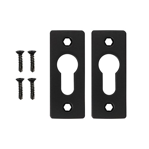 Накладки на серцевину ABARO D03 75х30х6mm чорний RAL 9005 - Фото №3