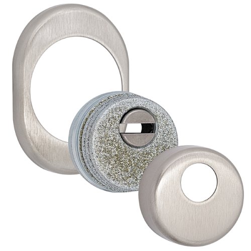 Протектор AZZI FAUSTO Antitubo HB-PATT 25 мм ME50/KSV овальний стандарт нікель матовий - Фото №1