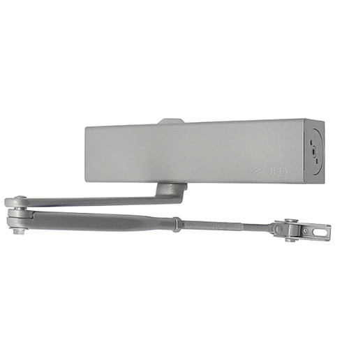 Доводчик CISA C1611.03.0.97 Professional Plus2 BC STD HO с фиксацией до 80 кг серый - Фото №1