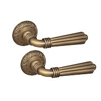 Ручки на розетте FUARO Demetra (SM) AB матовая бронза