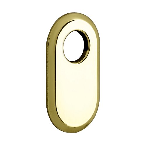 Щиток DISEC A2427 овальная латунь полированная - Фото №1