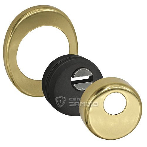 Протектор AZZI FAUSTO F23 Topsecure 25 мм 85х70 полированная латунь - Фото №2