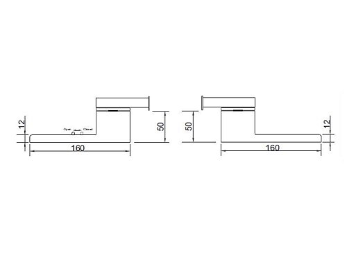 Ручки на розетте GAVROCHE GRclick сатиновое серебро/белый - Фото №8