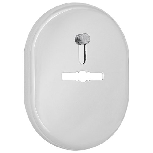 Накладка сувальдна AZZI FAUSTO MDM/CL/CV зі шторкою овальна стандарт хром полірований - Фото №1