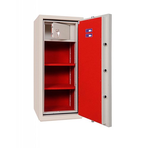 Сейф вогнезламостійкий GRIFFON CL II.120.K.E CREAM - Фото №2