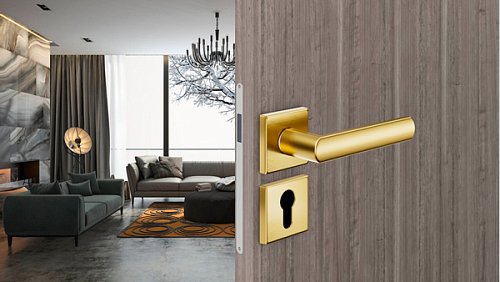 Накладки на сердцевину DND by MARTINELLI Luce P 02 ZOS матовая латунь - Фото №2