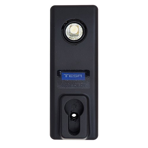 Ручка антипаника на планке TESA Modular Vector 72 мм черный с цилиндром - Фото №4