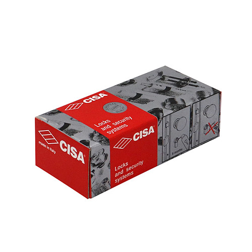 Циліндр половинка CISA C2000 80 (70*10) нікель матовий 3 ключі - Фото №11