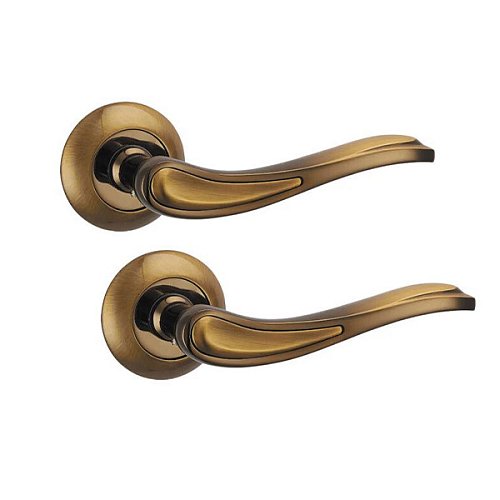 Ручки на розеті PUNTO Salsa (TL) CFB кава глянцева - Фото №1