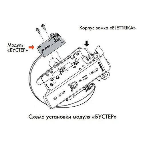 Бустер CISA 07022 для замків 1A721, 1A731, 1A630 - Фото №4