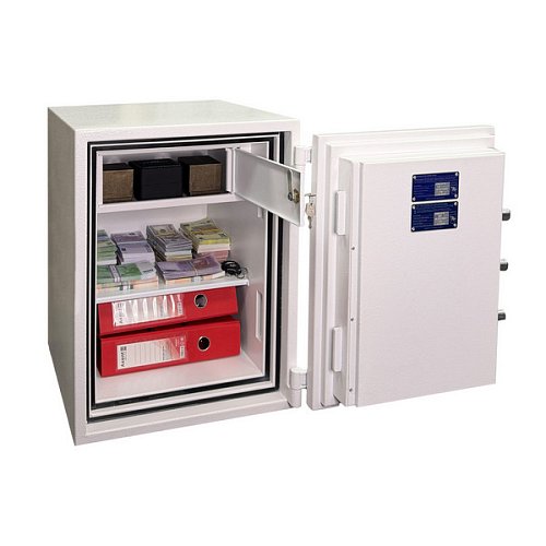 Сейф вогнестійкий GRIFFON FRS.57.K WHITE - Фото №6