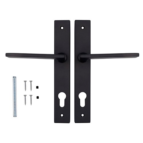 Ручки на планці OZEN Helen AL200-PH 85 мм натискна-натискна чорний - Фото №2