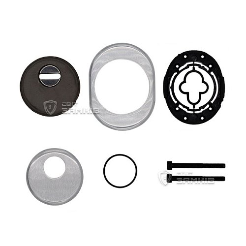 Протектор AZZI FAUSTO F23 Antitubo Widia 25 мм матовый хром - Фото №4