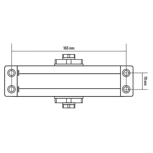 Доводчик SHERLOCK B3D EN3 стандартная тяга с фиксацией до 65кг Белый - Фото №7