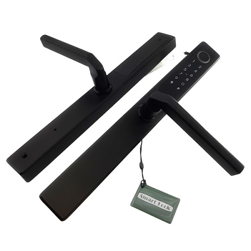 Розумний замок PES Kub накладний чорний - Фото №4