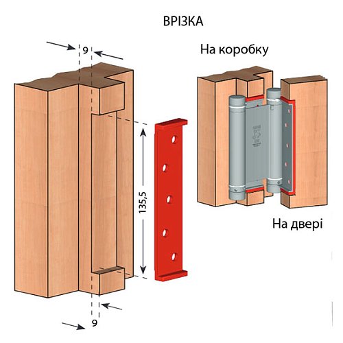 Завіс барний з гальмом ALDEGHI LUIGI 101AC125B 125 мм AC хром - Фото №7