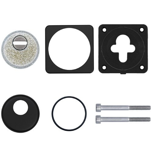 Протектор AZZI FAUSTO Antitubo HB-PATT 25 мм ME50/QSLIM/NO квадратний чорний матовий - Фото №6