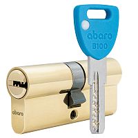 Циліндр ABARO B100 60 (30*30) G латунь полірована 5 ключів