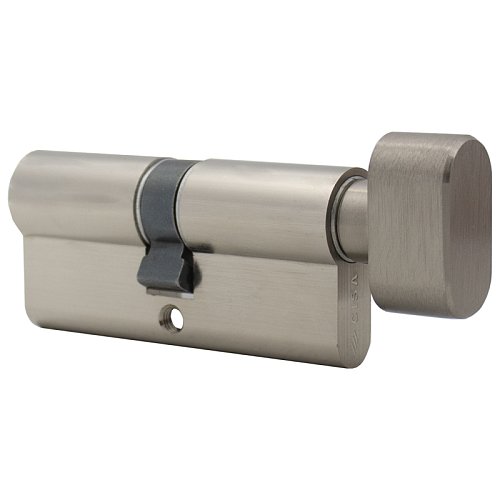 Циліндр CISA C2000 70T (35*35T) нікель матовий 3 ключі - Фото №4