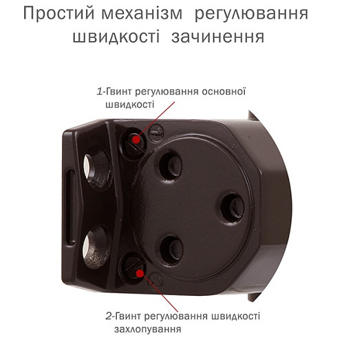 Дотягувач RYOBI DS-1554P PRL HO з фіксацією до 60кг Коричневий - Фото №6