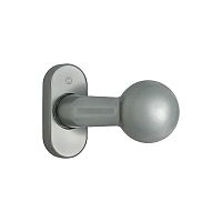 Ручка-кноб CISA 07070.56.0B1 фіксована анодований сірий